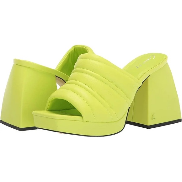 Circus by Sam Edelman Shoes - 8.5 Circus by Sam Edelman Marlie mule in Citrus Lime Green Block Heel Sandals